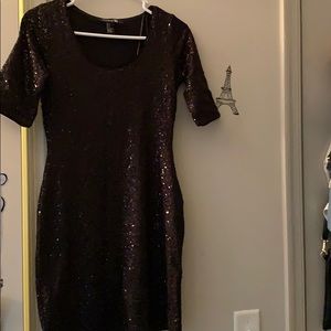 Black sparkle dress